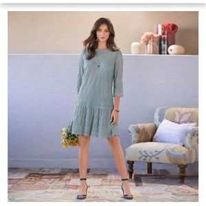 Sundance Windflower Whisper Dress In Silver Sage Green Woman’s Size Large